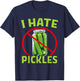 Pickle Haters - Funny I Hate Pickles T-Shirt - T-Shirt | Navy