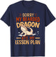 Sorry My Bearded Dragon Ate My Lesson Plan Funny Pet School T-Shirt - T-Shirt | Navy