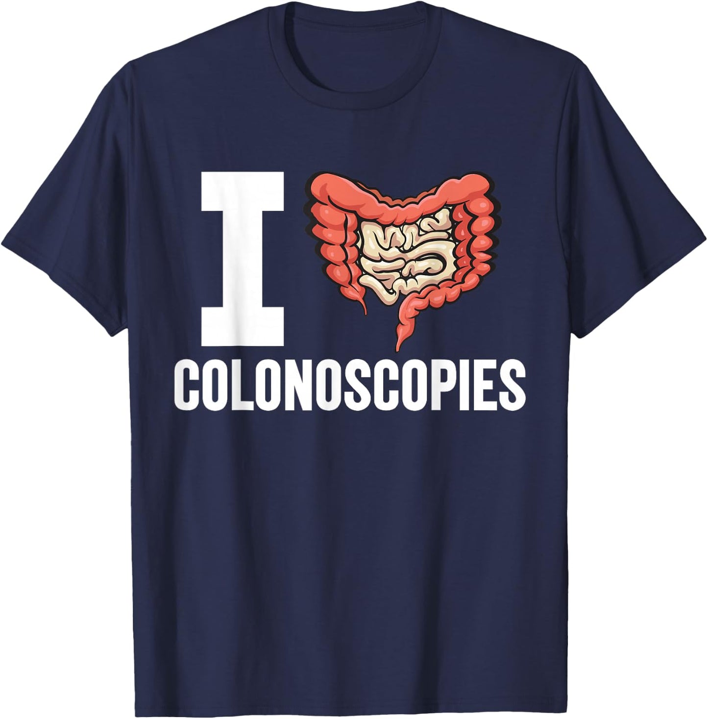 Gastroenterology Nurse Endoscopy Colonoscopy T-Shirt - T-Shirt | Navy
