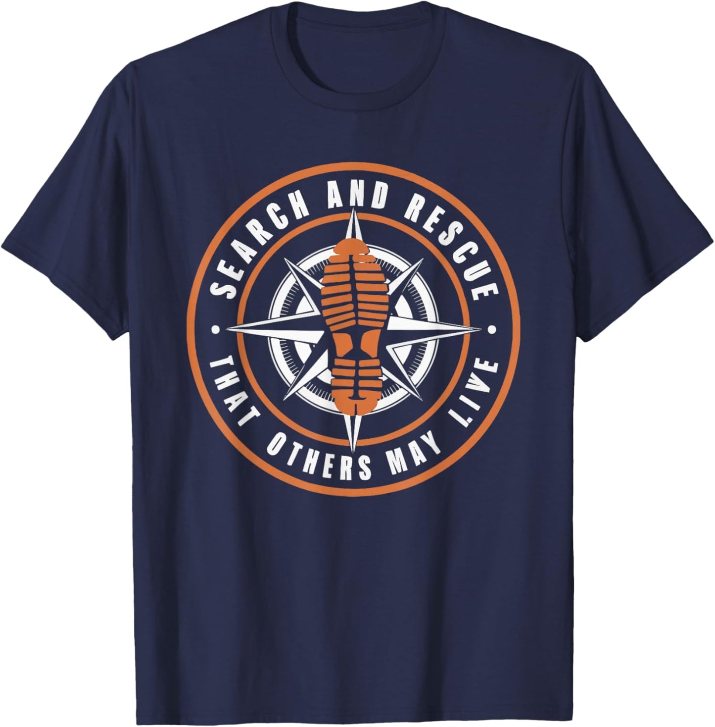 Search and Rescue Team SAR Emergency Response T-Shirt - T-Shirt | Navy