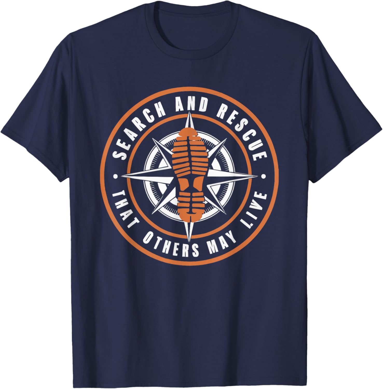 Search and Rescue Team SAR Emergency Response T-Shirt - T-Shirt | Navy