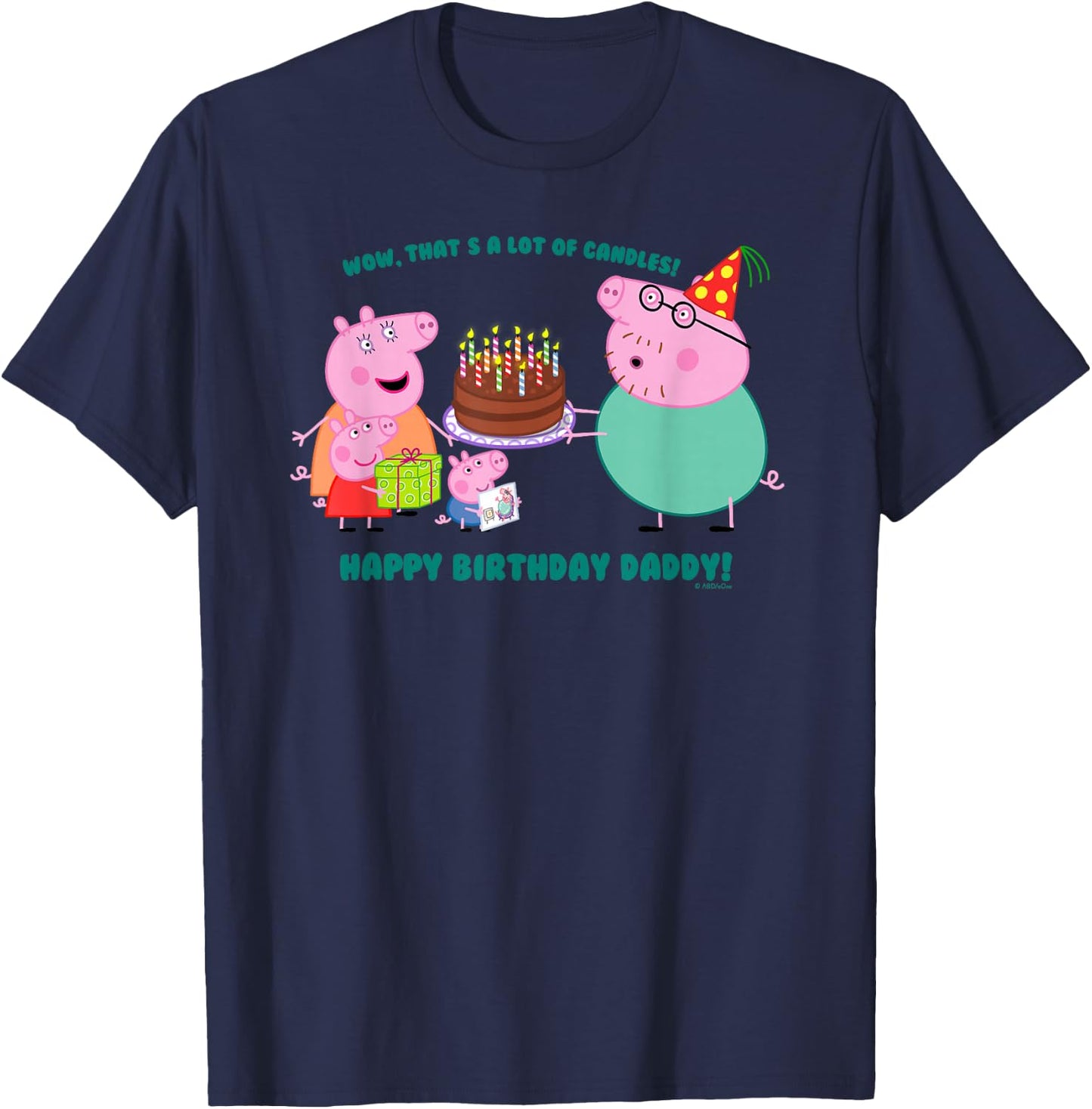 Peppa Pig - Daddy Pig Birthday T-Shirt - T-Shirt | Navy