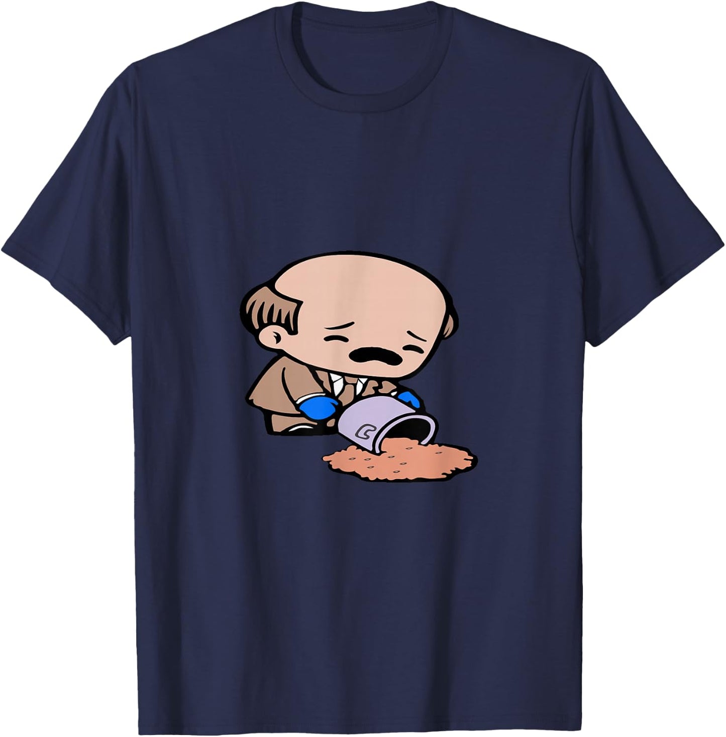 Kevin Drips His Chili T-Shirt - T-Shirt | Navy
