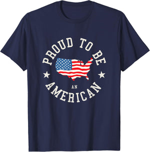 Proud To Be An American T-Shirt - T-Shirt | Navy