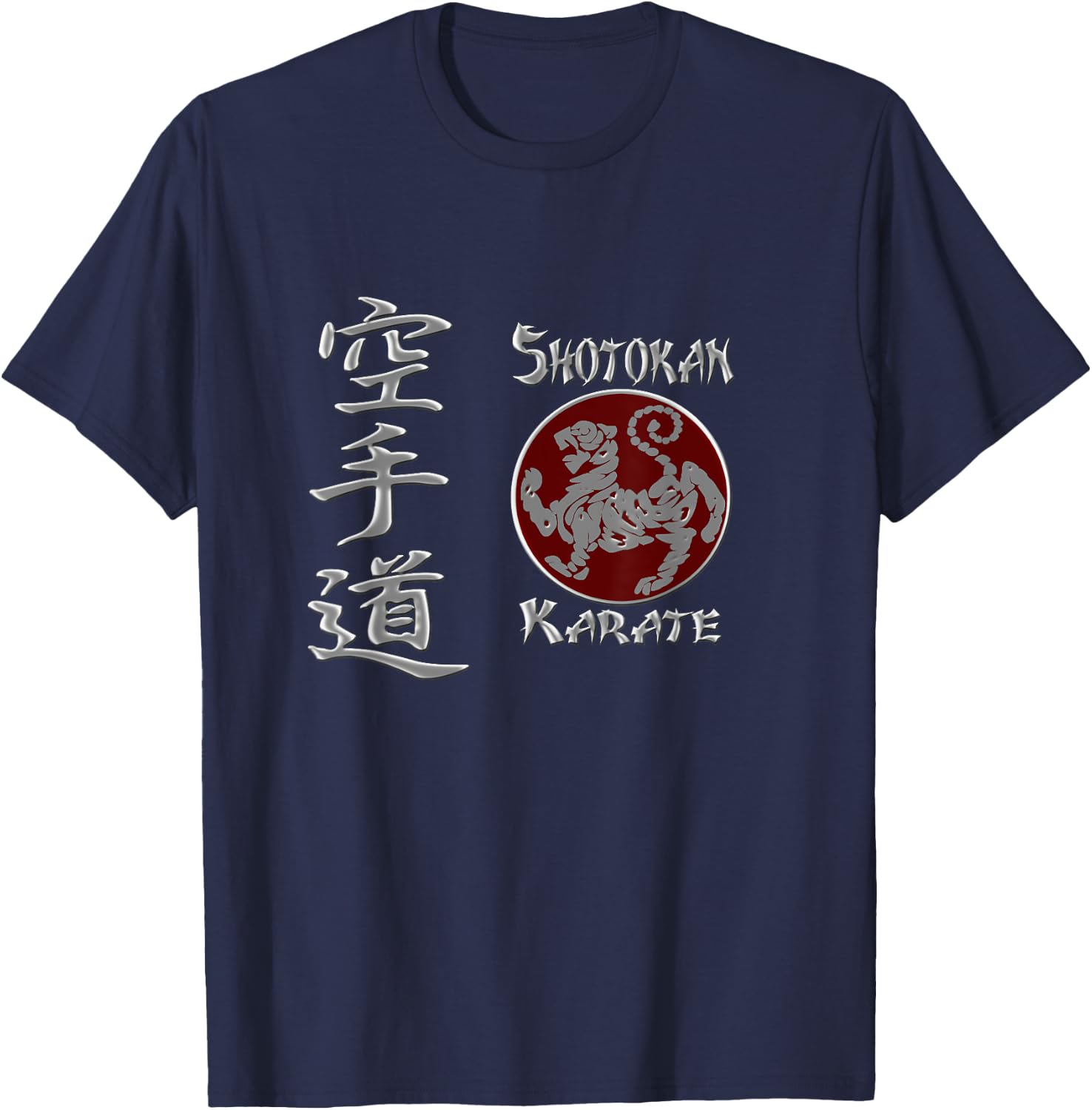 Shotokan Karate Tiger Logo Martial Arts T-Shirt - T-Shirt | Navy