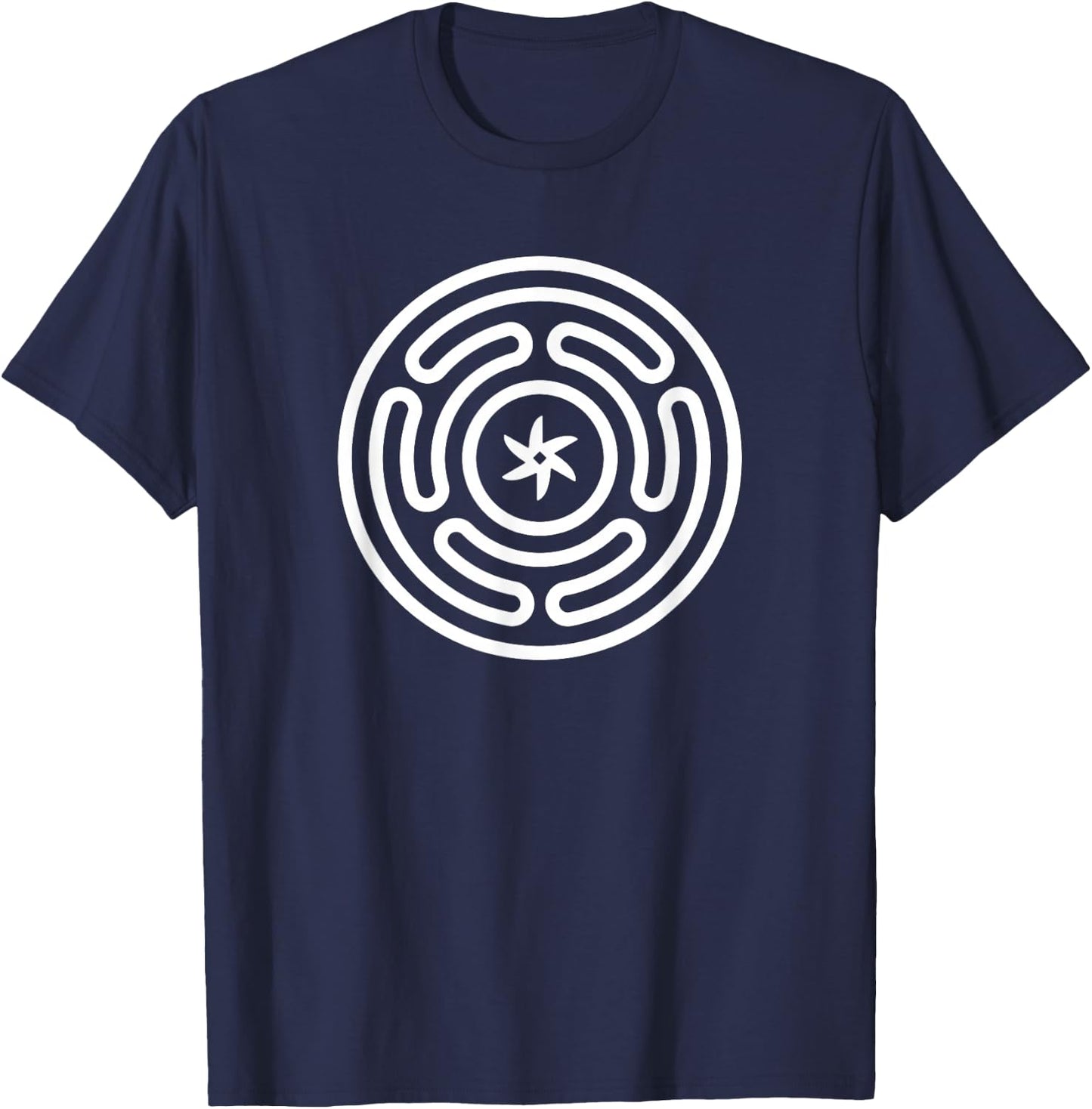 Hecate Wheel Goddess Pagan Hekate Symbol Pagan Wicca Symbol T-Shirt - T-Shirt | Navy