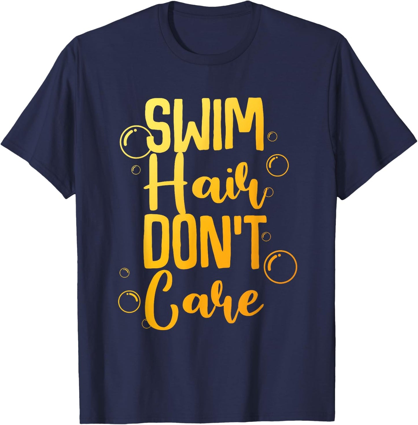 Funny Swimming Art Women Swimmer Swim Coach Swimming T-Shirt - T-Shirt | Navy