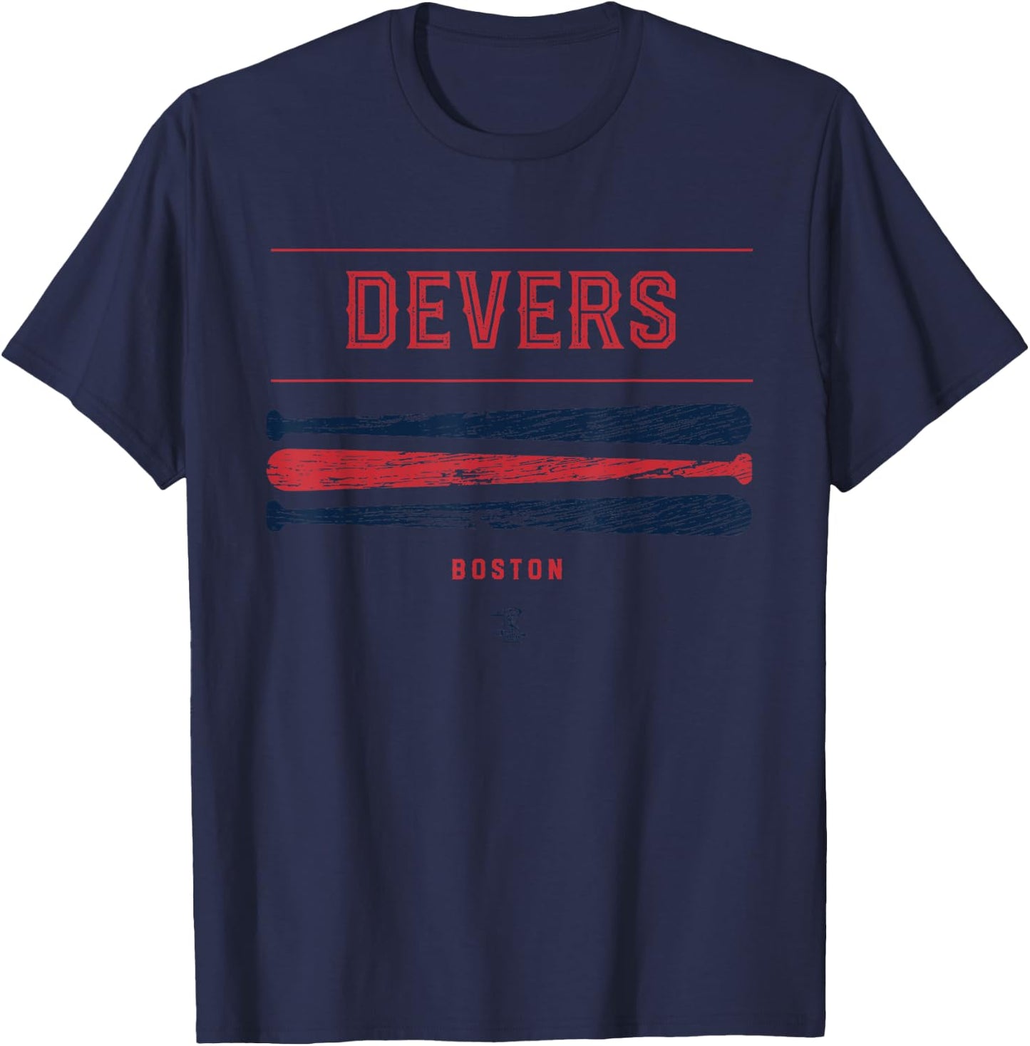 Rafael Devers Vintage Baseball Bat Gameday T-Shirt - T-Shirt | Navy
