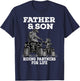 Quad Bike - Father and Son Riding Partners For Life ATV Gift T-Shirt - T-Shirt | Navy