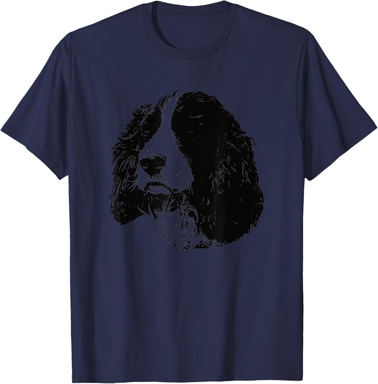 The English Springer Spaniel T-Shirt - T-Shirt | Navy
