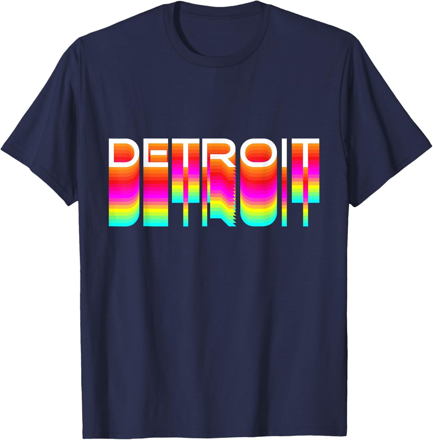Detroit Techno Shirt | EDM Rave DJ Clothing | Detroit House T-Shirt - T-Shirt | Navy