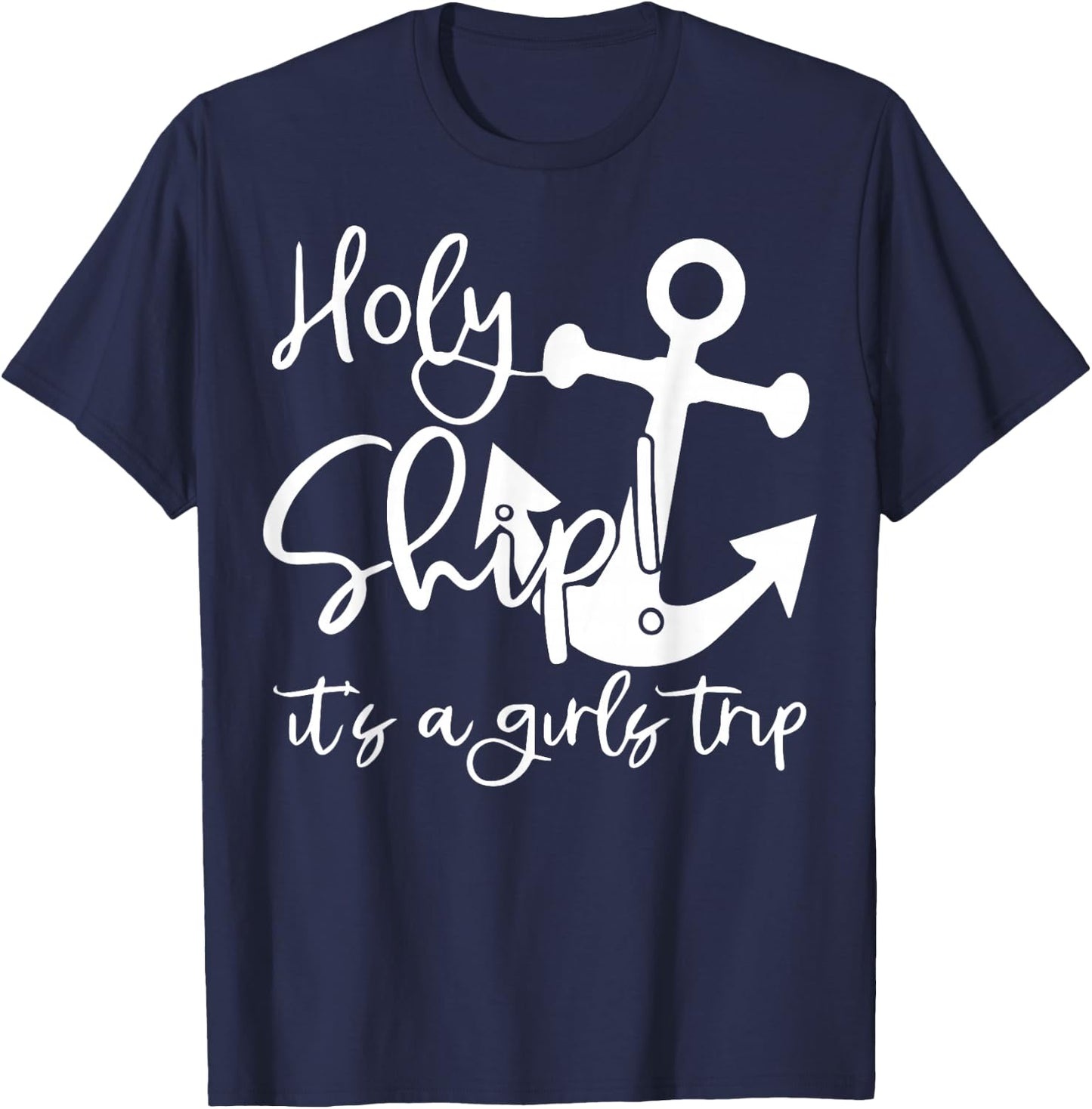 Holy Ship It's A Family Trip T-Shirt - T-Shirt | Navy