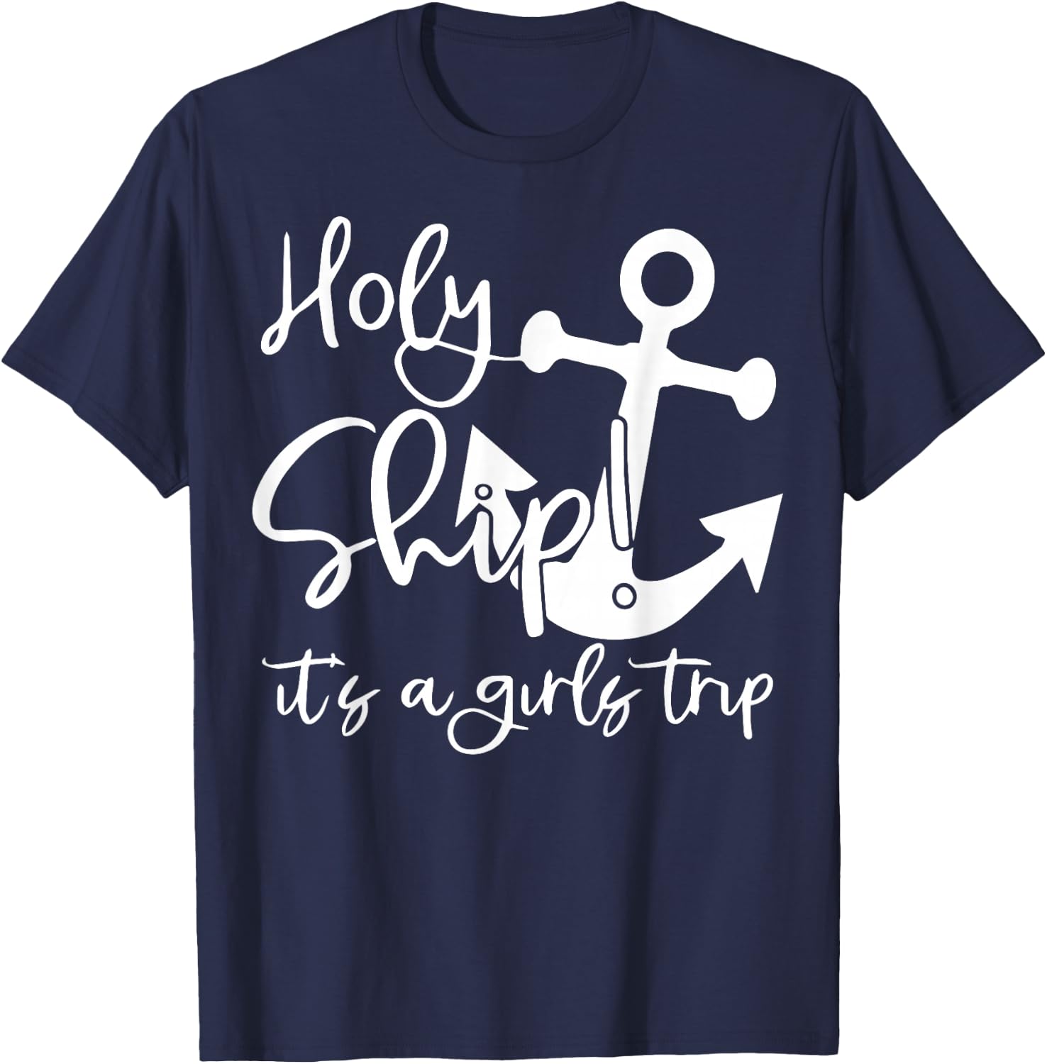 Holy Ship It's A Family Trip T-Shirt - T-Shirt | Navy