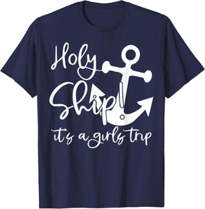 Holy Ship It's A Family Trip T-Shirt - T-Shirt | Navy