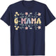 G-Mama Flowers G-Mama Grandmother G-Mama Grandma T-Shirt - T-Shirt | Navy