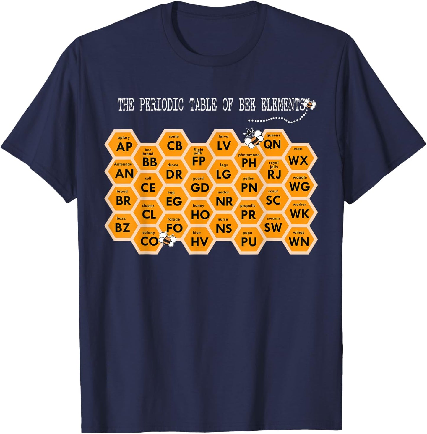 Beekeepers Beekeeping Honey Bee Apiarist Bee Lovers T-Shirt - T-Shirt | Navy