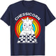 Funny Chess Players Rainbow Unicorn Chess Chessicorn T-Shirt - T-Shirt | Navy