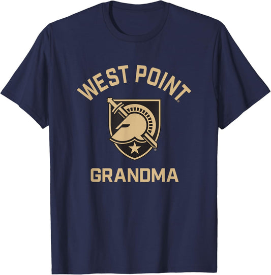 Army West Point Black Knights Arched Grandma T-Shirt - T-Shirt | Navy