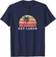 Key Largo FL Vintage 70s Retro Throwback Design T-Shirt - T-Shirt | Navy