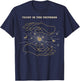 Trendy Hands Trust In The Universe T-Shirt - T-Shirt | Navy