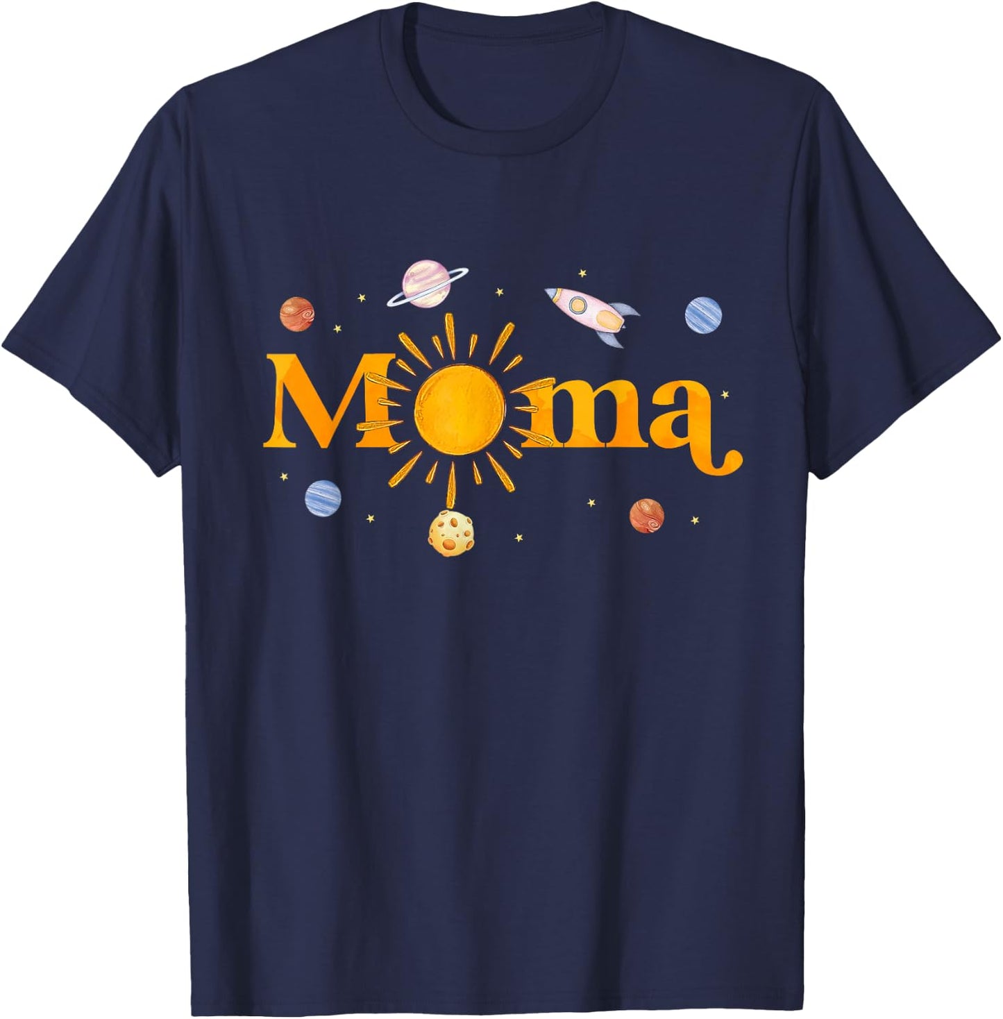 Mama of The Birthday First Trip Around The Sun Bday Boy T-Shirt - T-Shirt | Navy