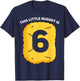 6 Year Old Chicken Nugget Birthday Party T-Shirt - T-Shirt | Navy