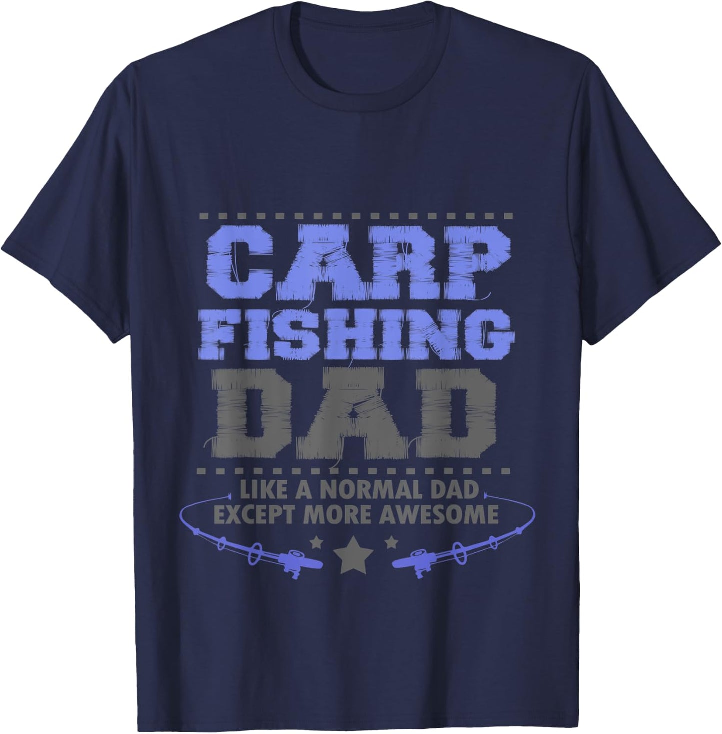 Carp Fishing Dad T-Shirt - T-Shirt | Navy