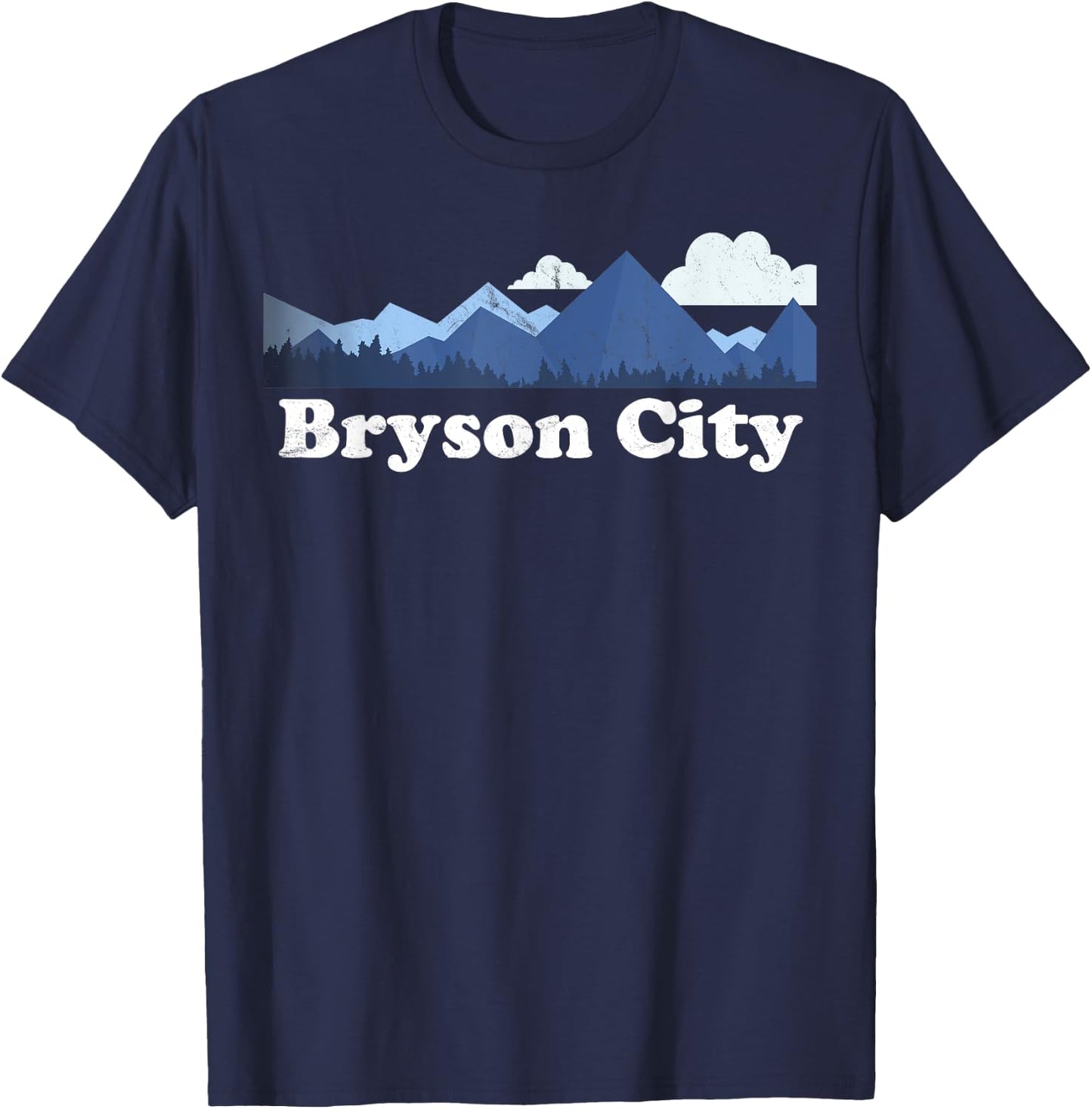 Bryson City North Carolina Blue Ridge Mountains NC T-Shirt - T-Shirt | Navy
