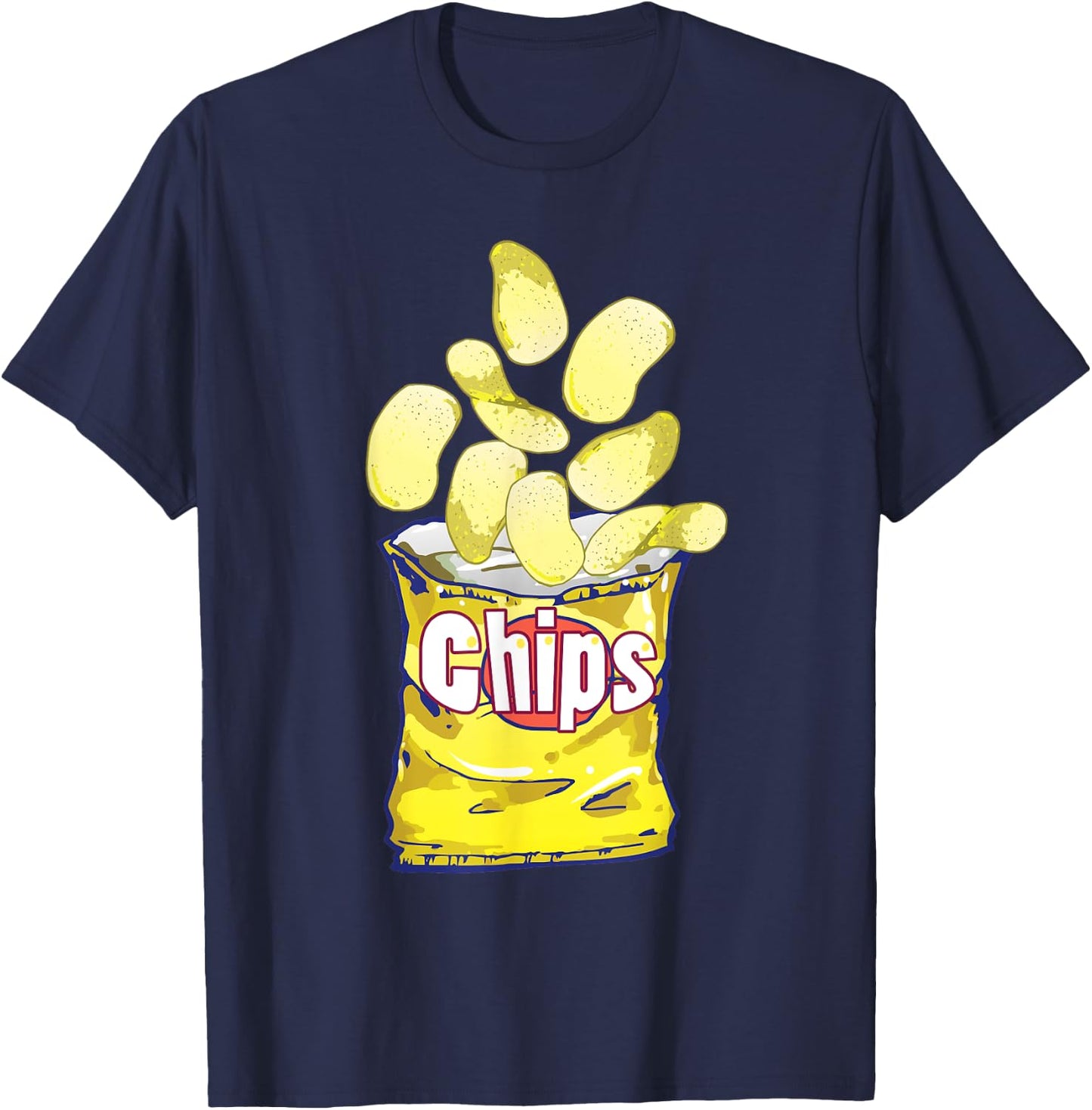 Potato Chips Games T-Shirt - T-Shirt | Navy
