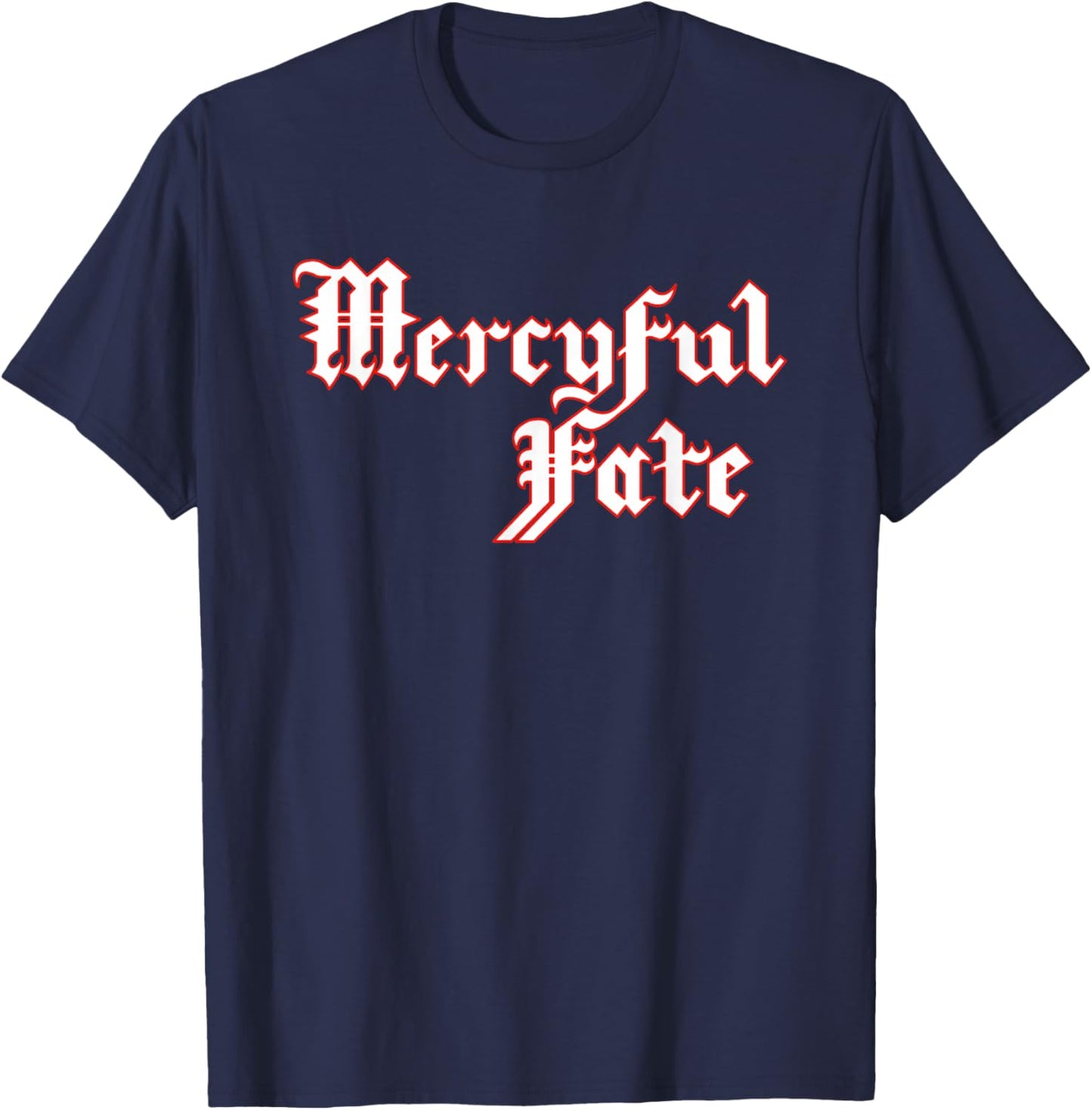 Red Logo Outline T-Shirt - T-Shirt | Navy