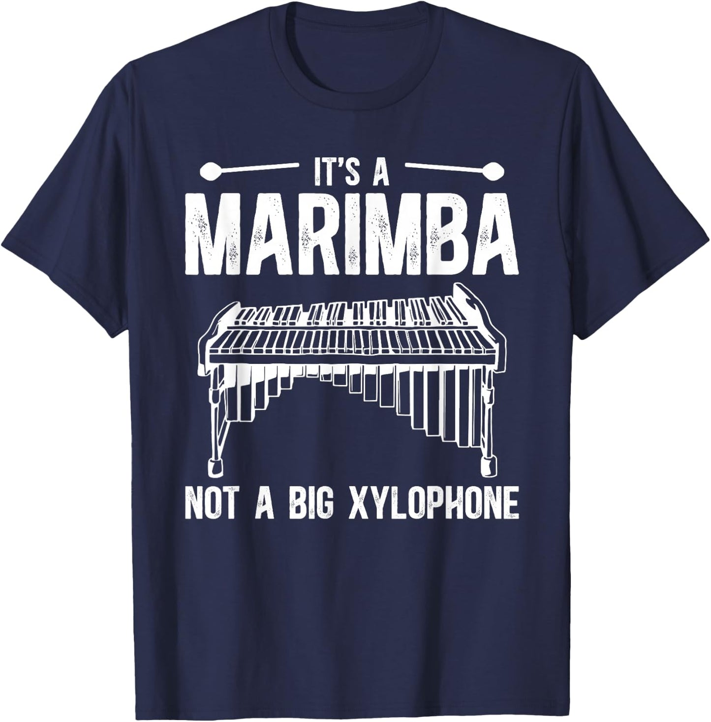 It's A Marimba Player Marimba Lover Marimba T-Shirt - T-Shirt | Navy