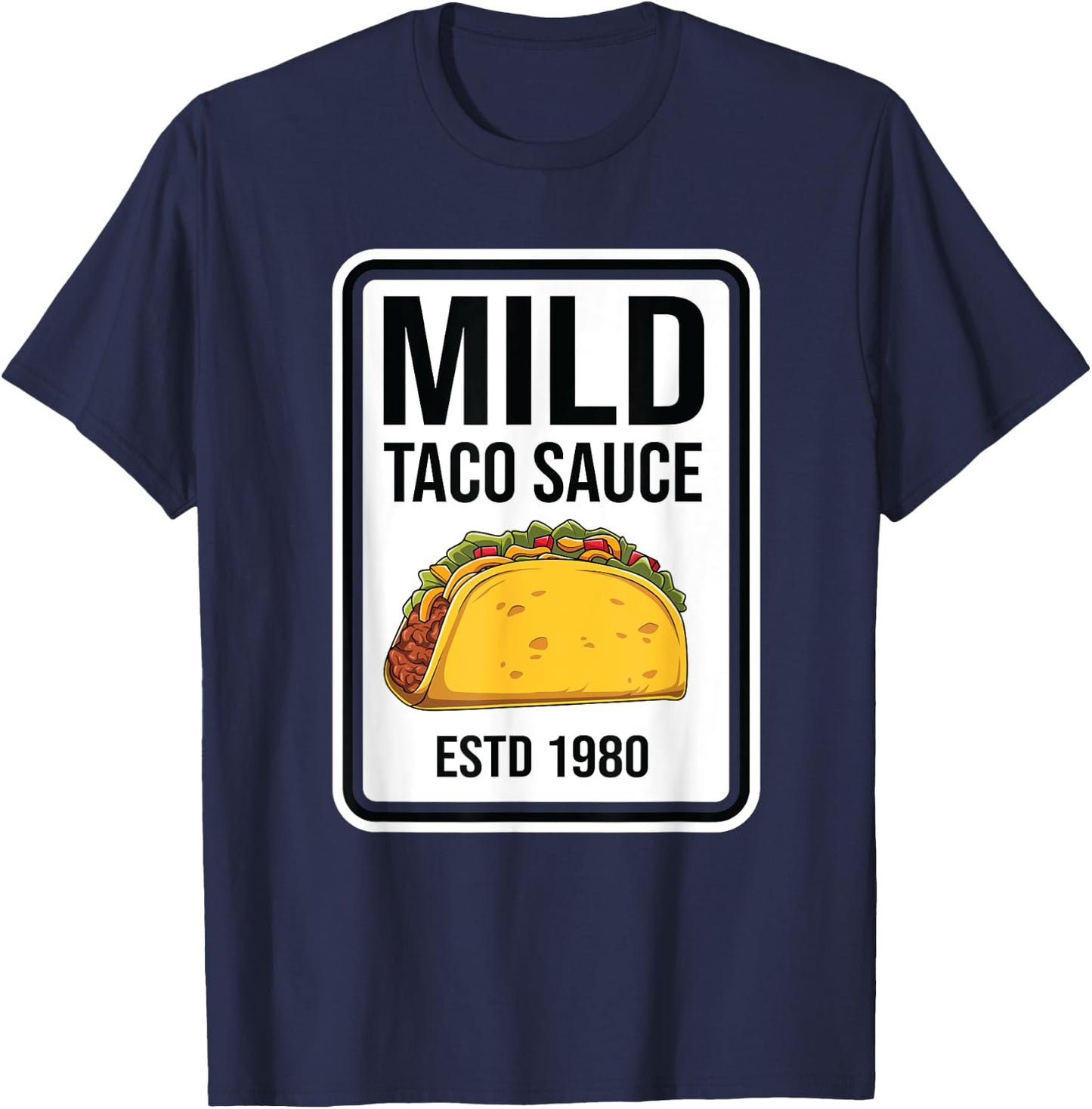 Mild Taco Sauce Condiment Halloween Matching Costume Group T-Shirt - T-Shirt | Navy