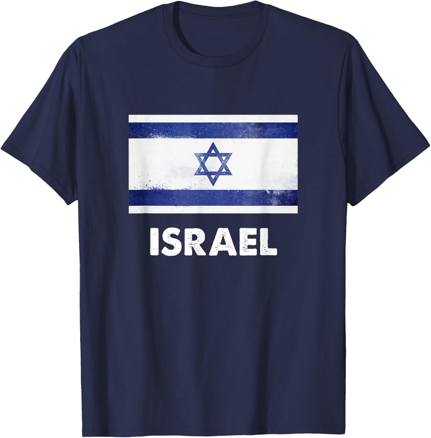 Israeli Flag Shirt | Israeli T-Shirt - T-Shirt | Navy
