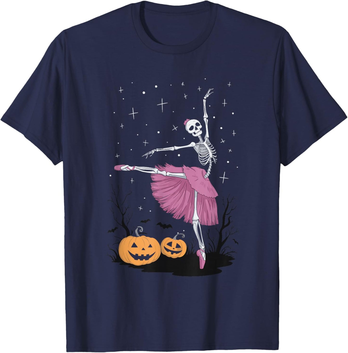 Skeleton Ballet T-Shirt - T-Shirt | Navy