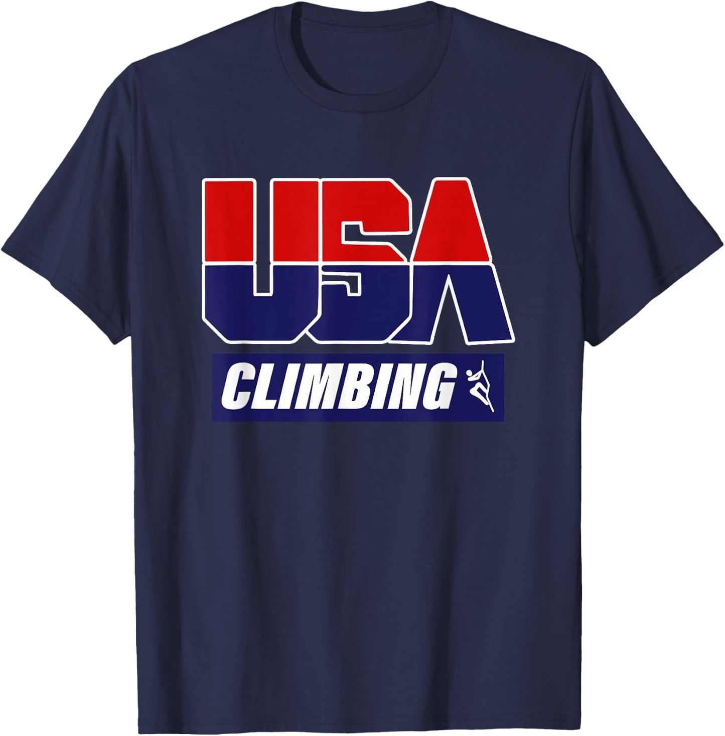Climbing 2021 USA Team T-Shirt - T-Shirt | Navy