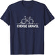 Gravel Grind Bike Cycling T-Shirt - T-Shirt | Navy