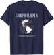 Europa Clipper Space Program Retro T-Shirt - T-Shirt | Navy