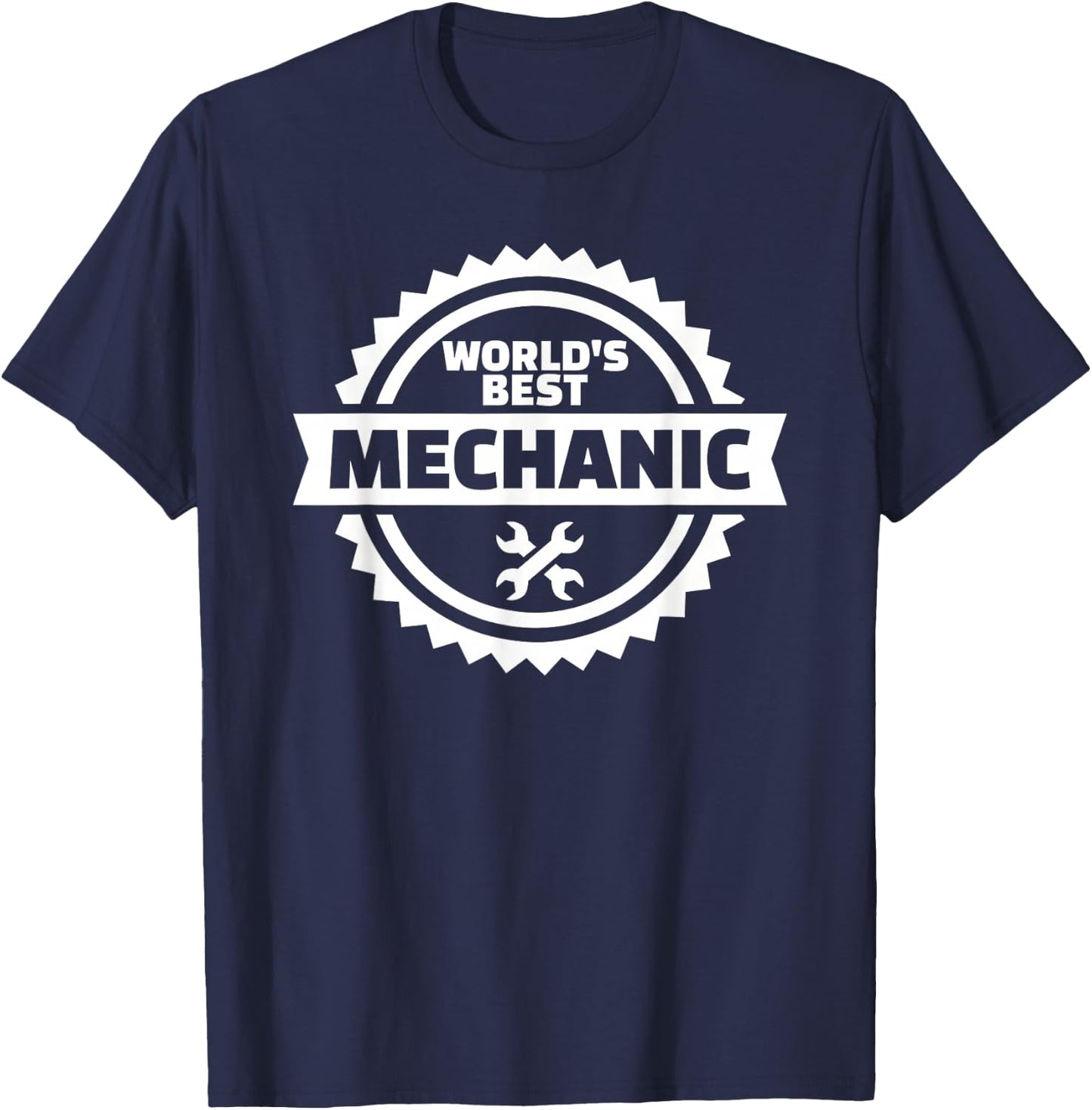 World's Best Mechanic T-Shirt - T-Shirt | Navy