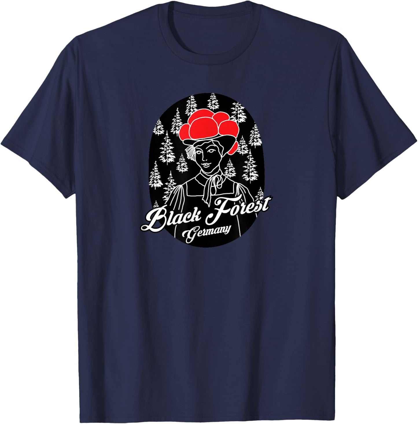 Black Forest, Black Forest - Germany T-Shirt - T-Shirt | Navy