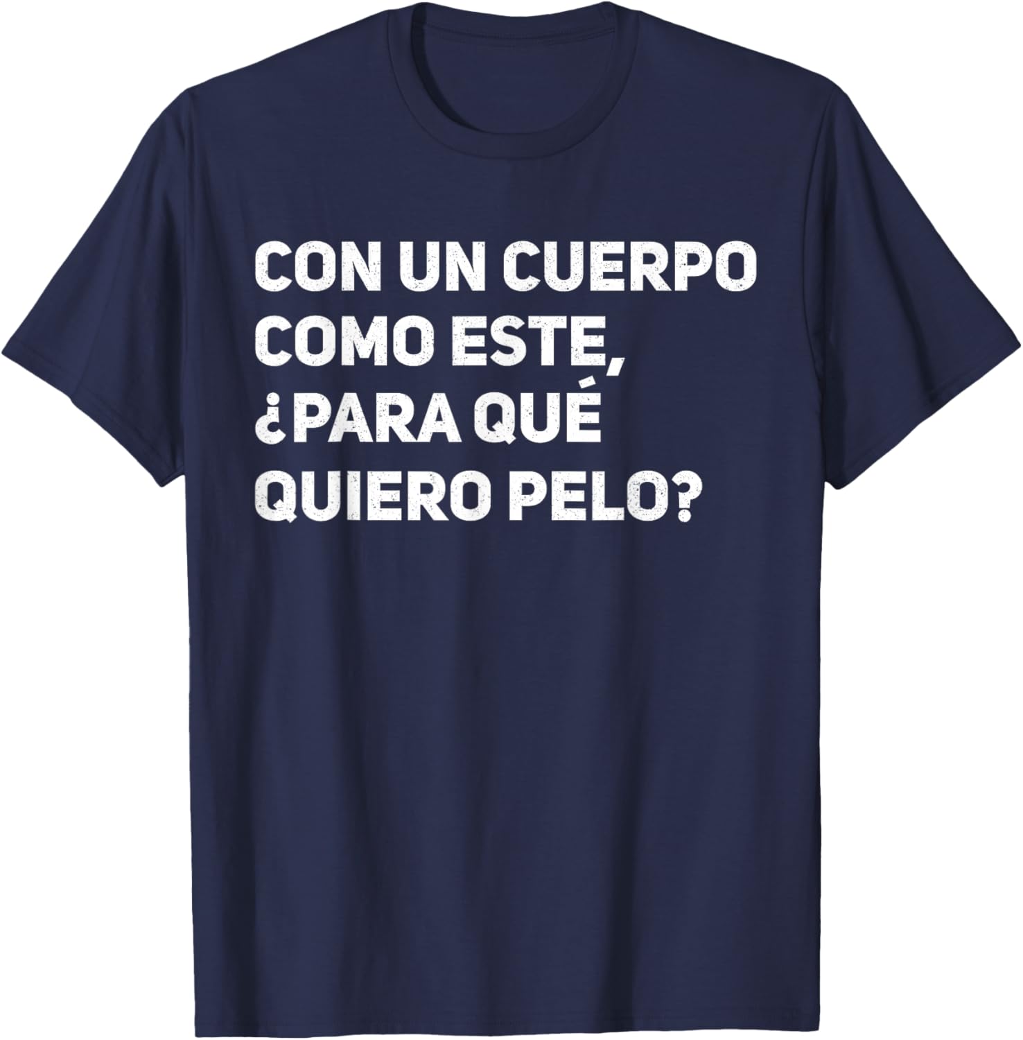 Spanish Father's Day Bald Dad Dia Del Padre Regalo De Papa T-Shirt - T-Shirt | Navy