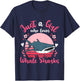 Kids Whale Shark Just a Girl Who Loves Whale Sharks T-Shirt - T-Shirt | Navy