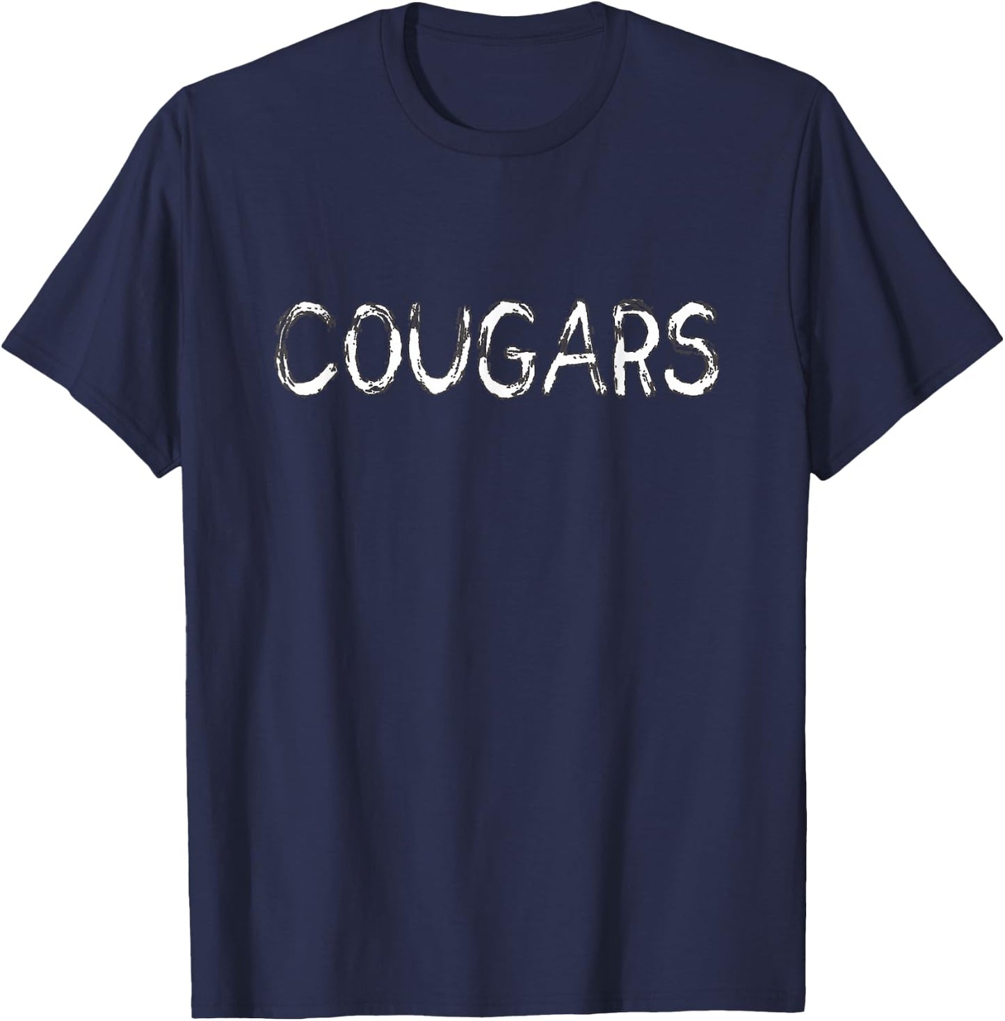 Cougars School Spirit T-Shirt - T-Shirt | Navy