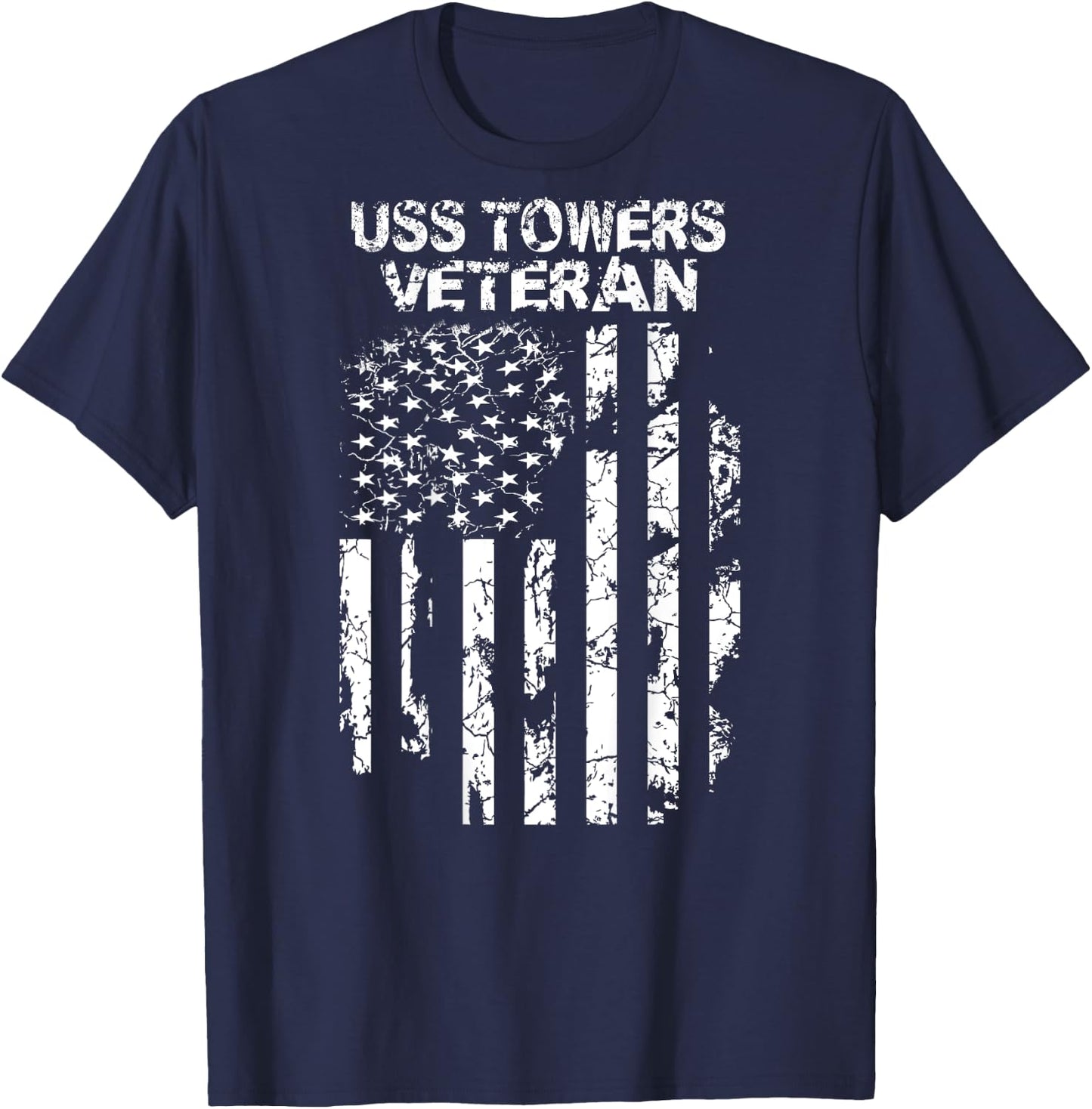 USS Towers Veteran T-Shirt - T-Shirt | Navy