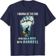 I Wanna Be The One Who Has A Beer With Darrell Funny Bigfoot T-Shirt - T-Shirt | Navy