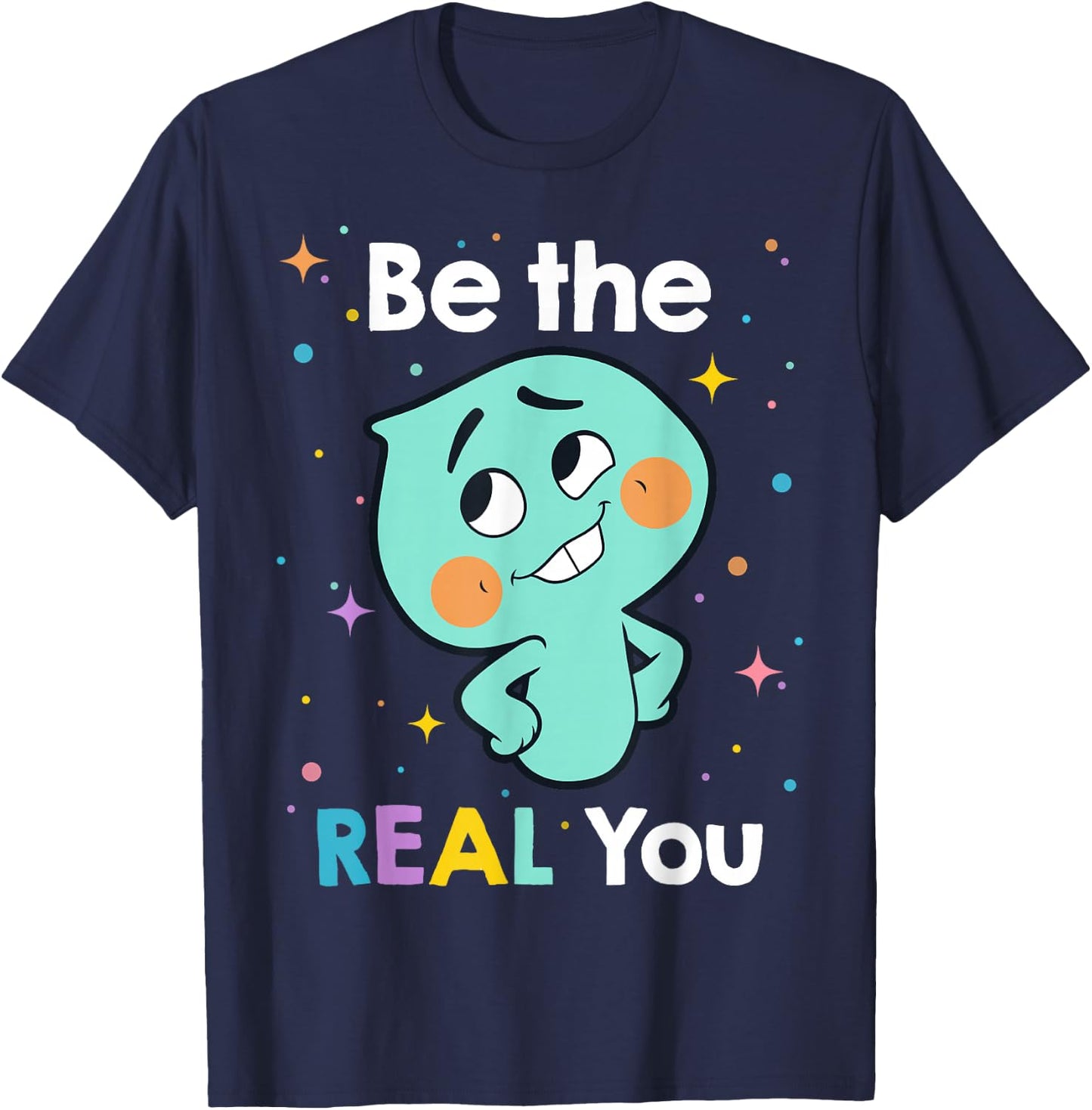 Disney Pixar Soul 22 Be The Real You T-Shirt - T-Shirt | Navy