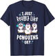 I Just Really Like Penguins For Kids Christmas Xmas T-Shirt - T-Shirt | Navy