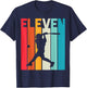 11th Birthday Retro Baseball 11 Years Old Boy Girl T-Shirt - T-Shirt | Navy