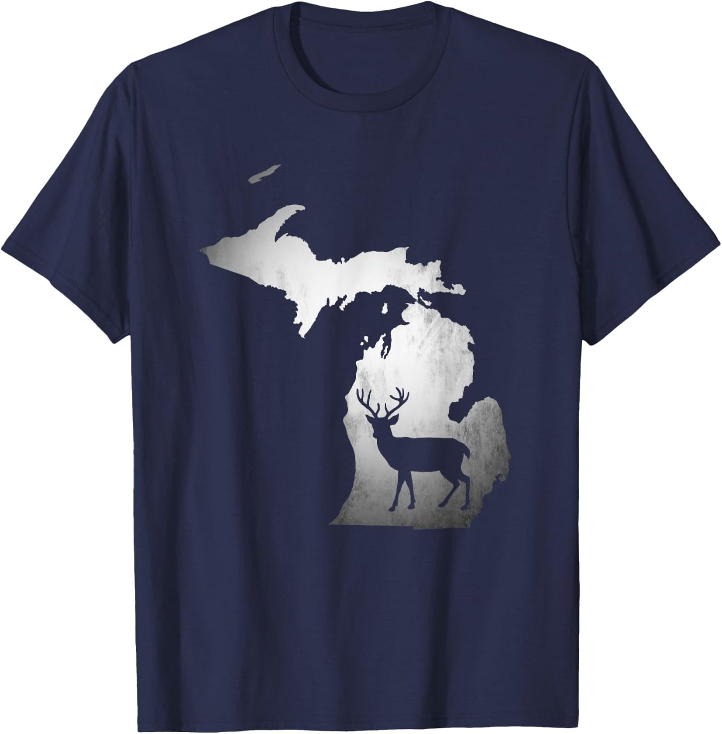 Michigan Deer Hunting T-Shirt - T-Shirt | Navy