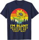 Sunflower Blunt God Rolled Me Jesus Religious Christian Gift T-Shirt - T-Shirt | Navy