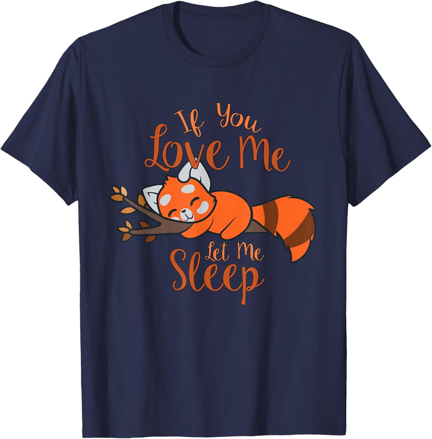 Red Panda Shirt Men Women Children Red Panda Lovers T-Shirt - T-Shirt | Navy